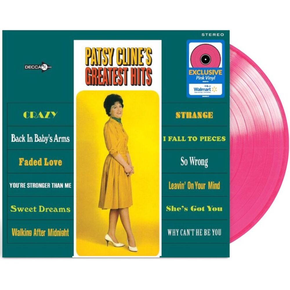Patsy Cline - 12 Greatest Hits (Indie Exclusive)  Pink LP